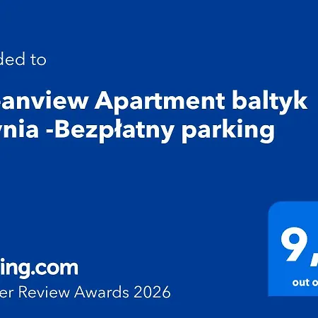 Oceanview Baltyk -bezplatny Parking Гдыня